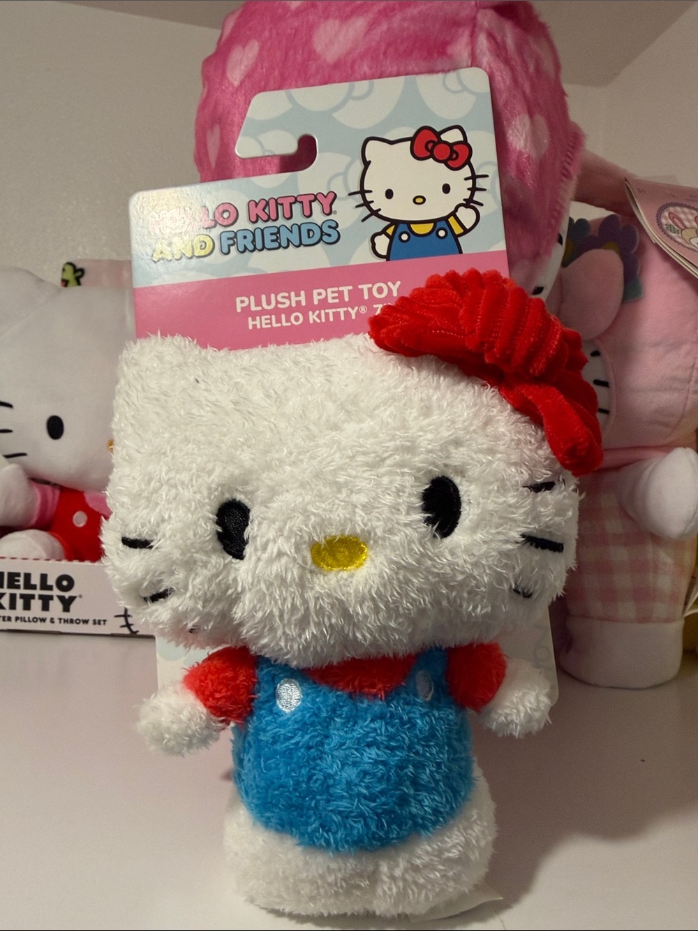 Hello Kitty Plush — White, Blue, Red